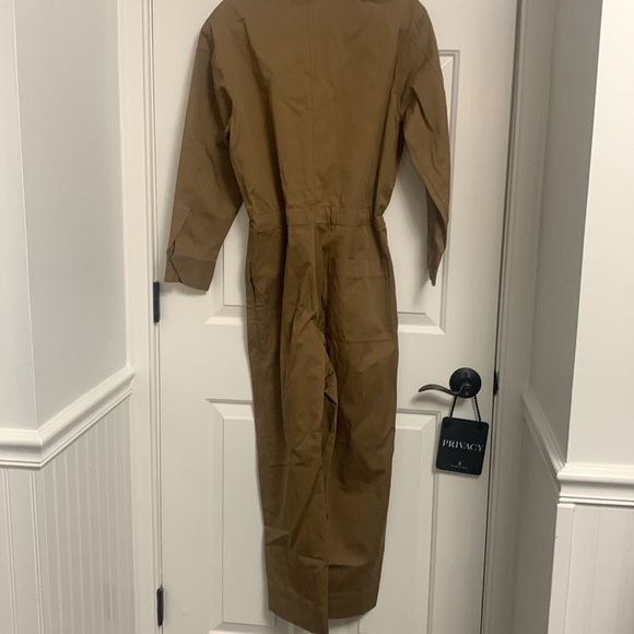 NWT MM LaFleur The Carr Jumpsuit Italian Organic Chino Utility Small Tall - Picture 11 of 13